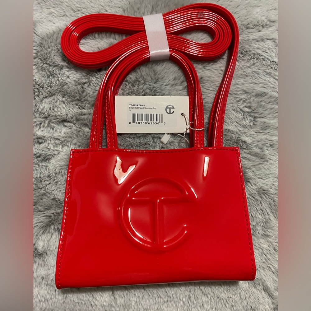 Telfar Small Red Shopping Bag